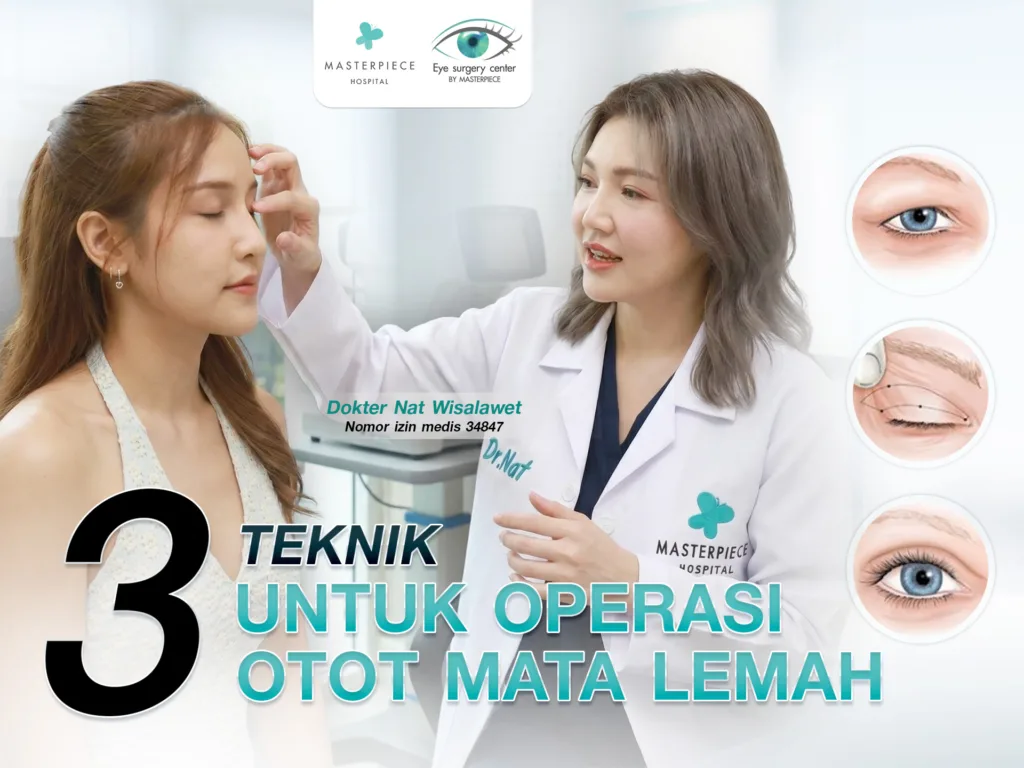 Pembedahan Koreksi Otot Kelopak Mata Lemah
