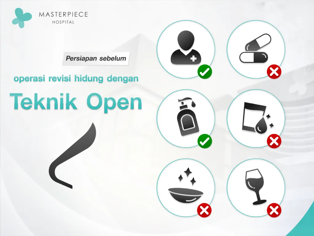 Persiapan Sebelum Rhinoplasty Open