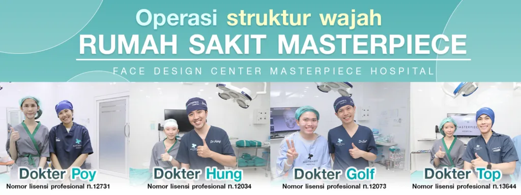 Operasi Kontur Wajah V Line di Masterpiece Hospital