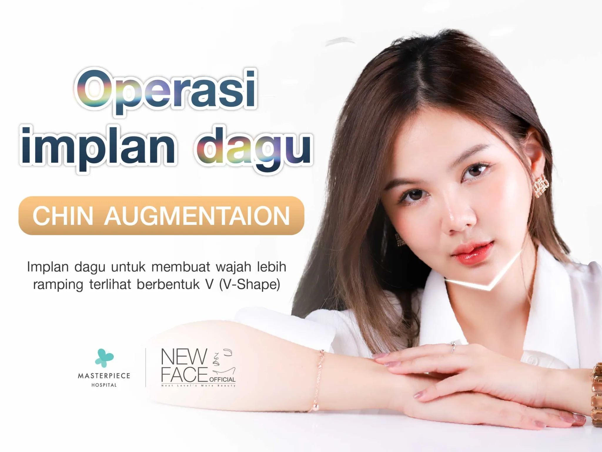 Augmentasi Dagu Silikon untuk Membentuk Wajah Lebih Panjang dan Proporsional
