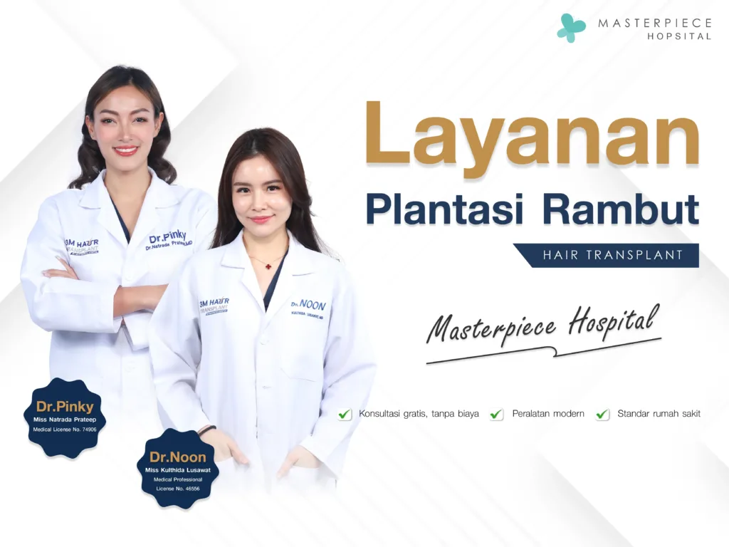 Layanan Transplantasi Rambut Wanita di Masterpiece Hospital