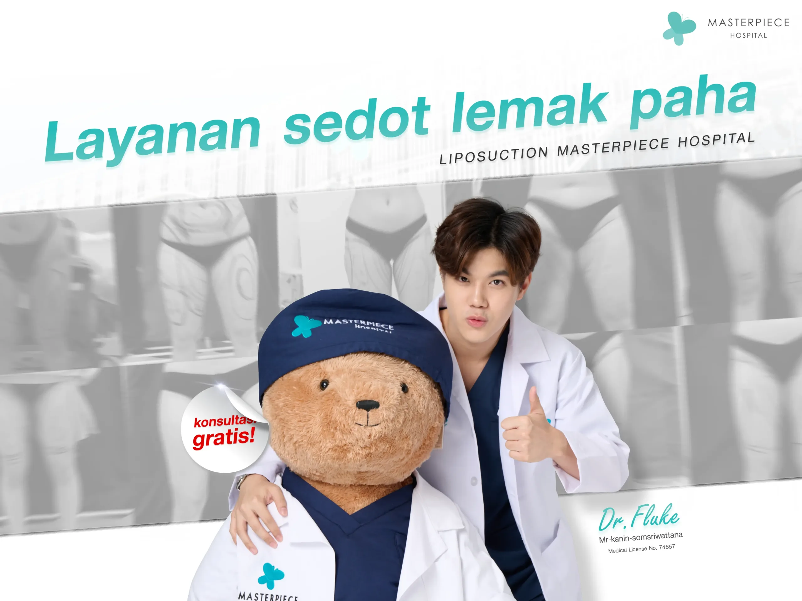 Layanan Sedot Lemak Paha di Rumah Sakit Masterpiece